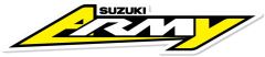 D-cor Suzuki Army 4" Decal