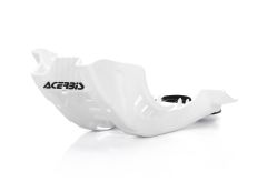 Acerbis Skid Plate W/linkage Guard White/black