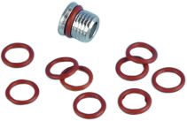 James Gaskets Gasket Oring Drain Plug Dyna Softail Touring 10/pk