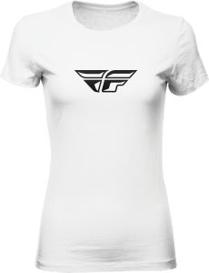 Fly Racing Women's Fly Racing F-wing Tee White Lg