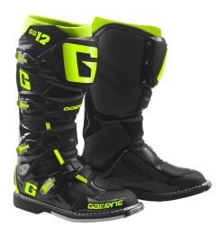 Gaerne Sg12 Boots Black/yellow Fluo Sz 12