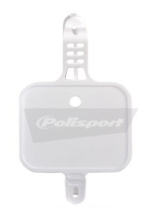 Polisport Front Number Plate White