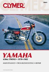 Clymer Repair Manual Yamaha 650 Twin