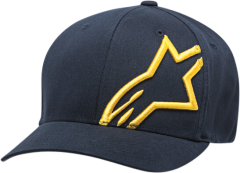 Alpinestars Corp Shift 2 Curved Brim Hat Navy/gold Sm/md