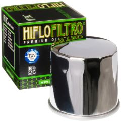 Hiflofiltro Oil Filter Chrome