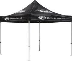 Gmax Aluminum Canopy W/gmax Top Black 10' X 10'