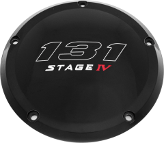 Custom Engraving 7  M8 Flt/flh Derby Cover 131 Stage Iv Black