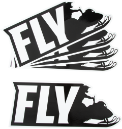 Fly Racing Fly Snow 2021 Sticker - 5/pk 15" Rider Sticker