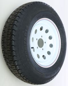 Awc Trailer Tire & 8 Spoke Steel Wheel Assembly