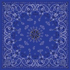 Zan Bandanna Navy Paisley