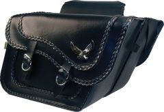 Willie & Max Saddlebag Super Slant Black Magic 16"x11"x6.5"