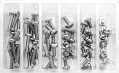 Bolt M6 Pan Head Phillips Assortment 120 Piece Kit