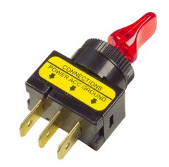 Grote Toggle Switch Red 20 Amp