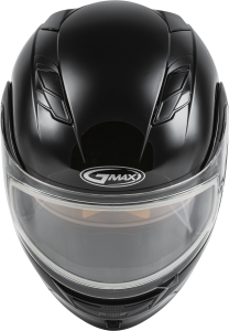 Md-01s Modular Snow Helmet Solid W/quick Release Buckle Dual Shield 2X-Large Black