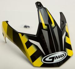 Gmax Visor W/screws Trekka Gm-11 Black/yellow