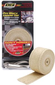 Dei Pipe Wrap And Locking Ties Kit  Tan