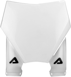 Acerbis Front Number Plate Ktm White