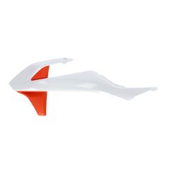 Acerbis Radiator Shrouds White/orange Ktm