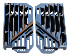 Flo Motorsports High Flow Radiator Braces Black