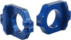 Works Axle Blocks Elite Kaw/suzuki Blue