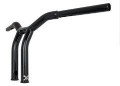 Burly Brand Dominator Raked Bar 10" 1.25" Gloss Black