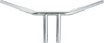 Wild 1 Chubby 8" Phsyco Drag Bar Chrome  Alpine White