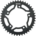 Vortex Rear Sprocket Steel 43t-520 Blk Kawasaki  Black