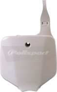 Polisport Number Plate White  White