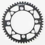 Fly Racing Rear Sprocket Aluminum 49t-428 Blk Husq/ktm  Black