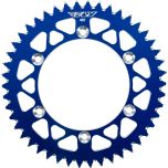 Fly Racing Rear Sprocket Aluminum 46t-520 Blu Honda/yamaha  Blue