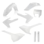 Acerbis Full Plastic Kit White  Acid Concrete