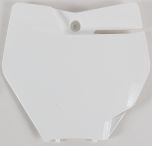 Acerbis Front Number Plate White  White