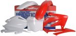 Polisport Plastic Body Kit Red  Red