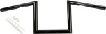 Harddrive Z-bar One Inch Dimpled 8 Inch Gloss Black  Black