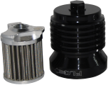 Pcracing Flo Reusable Steel Oil Filter Hd Black  Alpine White