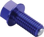 Zeta Magnetic Drain Plug Blue  Blue