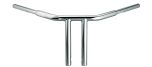 Wild 1 Chubby 10" Phsyco Drag Bar Chrome  Alpine White