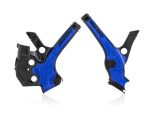 Acerbis X-grip Frame Guards Black/blue  Black/Blue