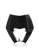 Acerbis Front Headlight Mask Black  Black