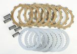 Complete Clutch Plate Set W/springs  Black/1/4" ID