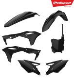 Polisport Plastic Body Kit Black  Black