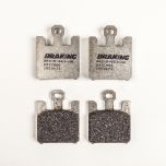 Braking Brake Pad Set Sintered High Performance  Alpine White