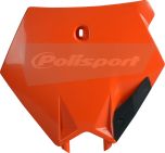 Polisport Number Plate Orange  Orange