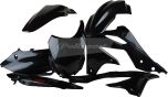 Polisport Plastic Body Kit Black  Black