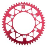 Fly Racing Rear Sprocket Aluminum 49t-520 Red Honda  Red