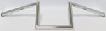 Harddrive Z-bar One Inch Dimpled 8 Inch Chrome  Alpine White