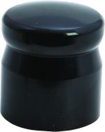 Pro One Choke Knob Cover Smooth Blk  Black