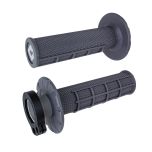 Odi Half Waffle V2 Mx Lock-on Grips - 2 & 4-stroke  Graphite