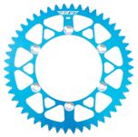 Fly Racing Rear Sprocket Aluminum 50t-520 Blu Honda/yamaha  Blue