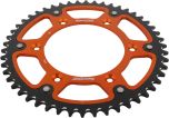 Supersprox Rear Stealth Sprocket Alu/stl 50t-520 Org Husaberg/husq/ktm  Orange